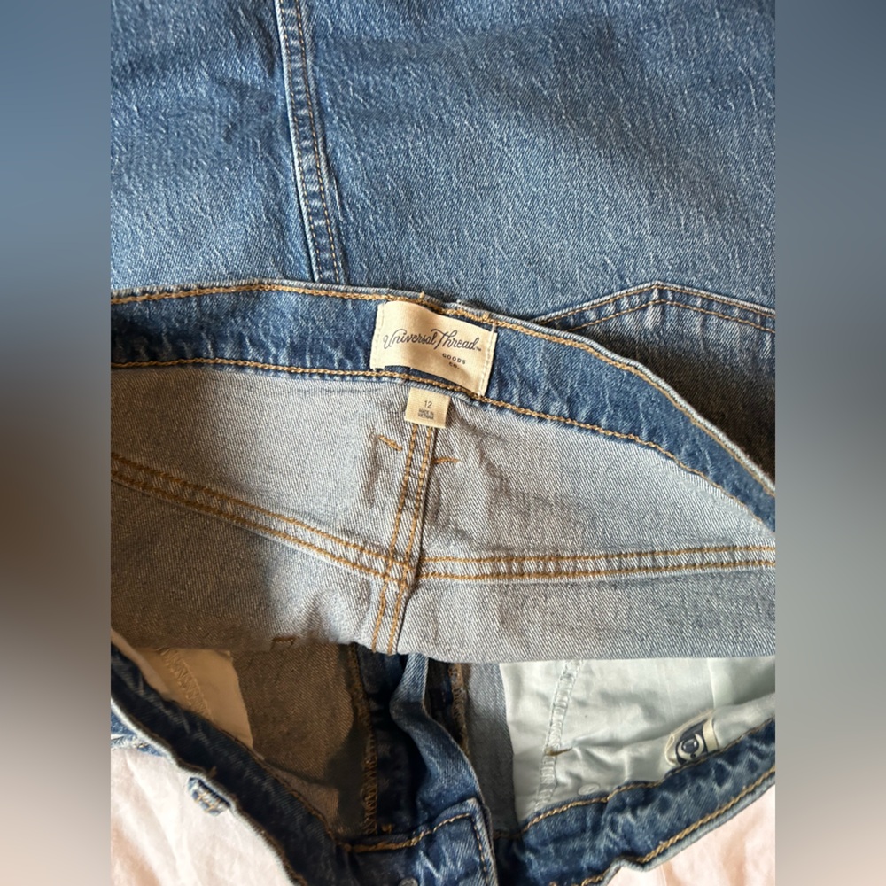 Universal Thread Blue Denim Skirt Medium Wash Casual - Picture 7 of 7
